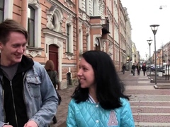 Lovable young russian Christi feels a boner